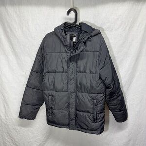 Small Charcoal Puffer Jacket